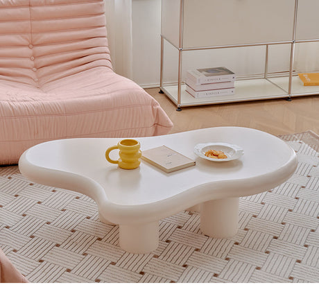 A&D Juniper Creamy Modern Coffee Table from A&D