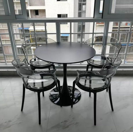 A&D Kastrup Sleek Modern Coffee Highchair from A&D