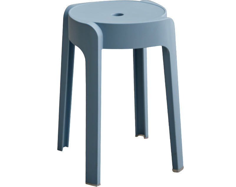 A&D Leonardo Stackable Thick Circular Modern Plastic Stool from A&D