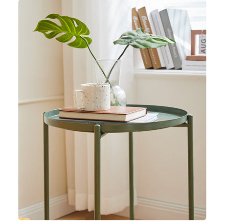 A&D Lysander Minimalist Wrought Iron Coffee Table from A&D