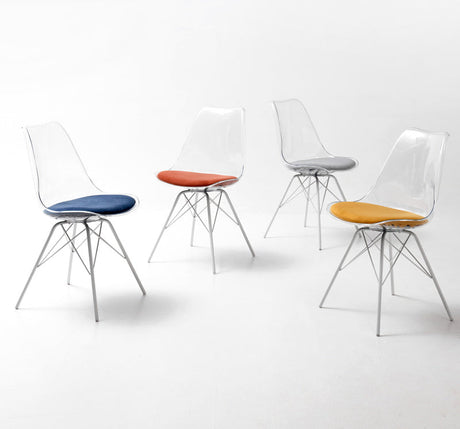 A&D Lysander Stylish Acrylic High Chair from A&D