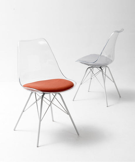 A&D Lysander Stylish Acrylic High Chair from A&D
