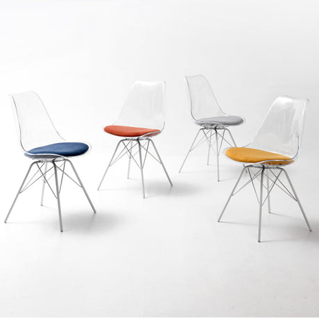A&D Lysander Stylish Acrylic High Chair from A&D