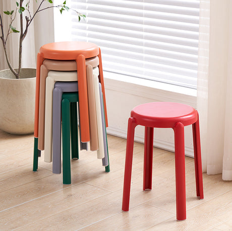 A&D Marcellus Durable Modern Round Stool from A&D