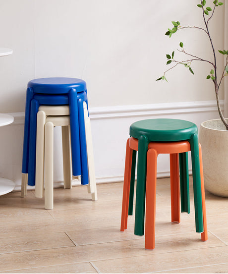 A&D Marcellus Durable Modern Round Stool from A&D