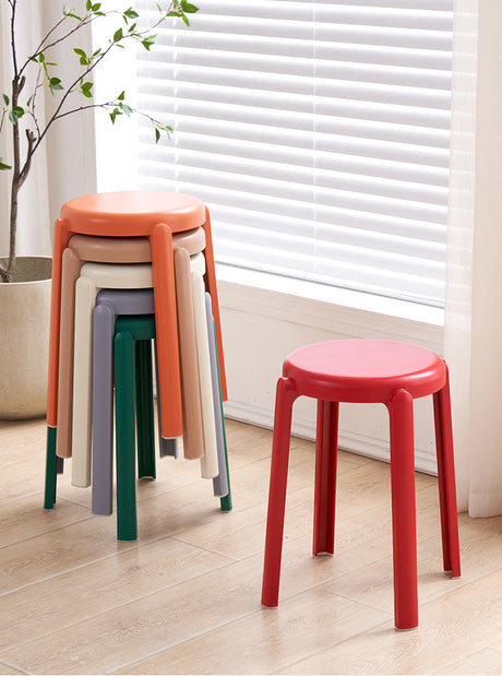 A&D Marcellus Durable Modern Round Stool from A&D