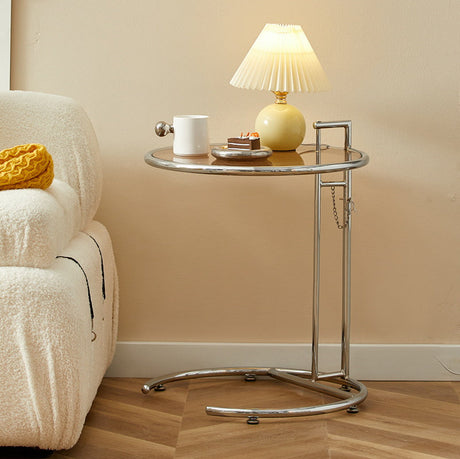 A&D Mariposa Sleek Modern Round Coffee Table from A&D