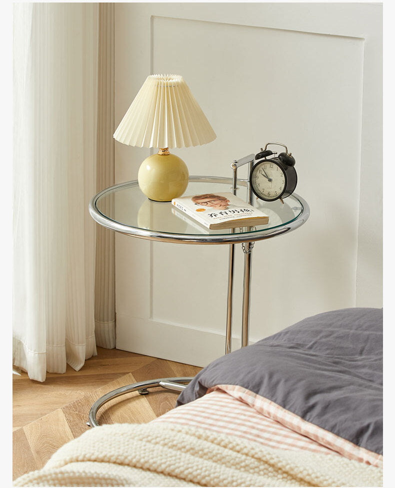 A&D Mariposa Sleek Modern Round Coffee Table from A&D