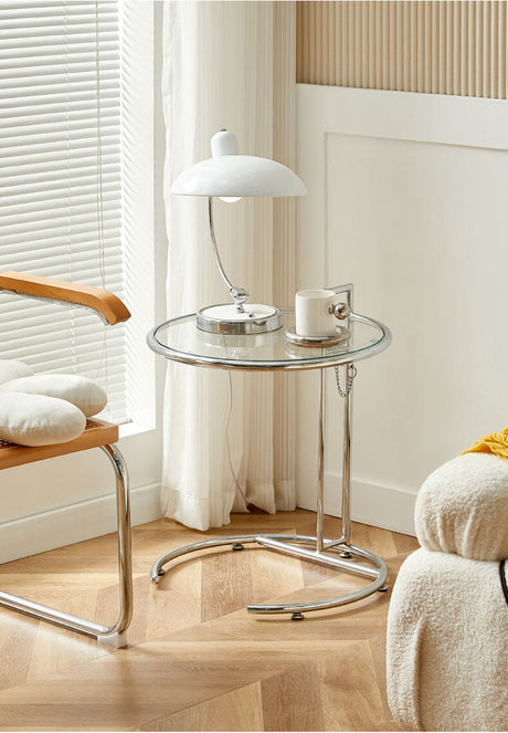 A&D Mariposa Sleek Modern Round Coffee Table from A&D