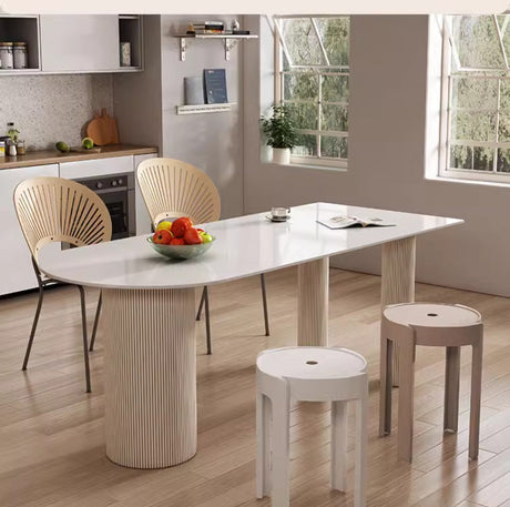 A&D Marisol Stylish Stackable Round Stool from A&D