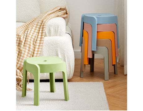 A&D Nyamira Thickened Stackable Round Stool from A&D