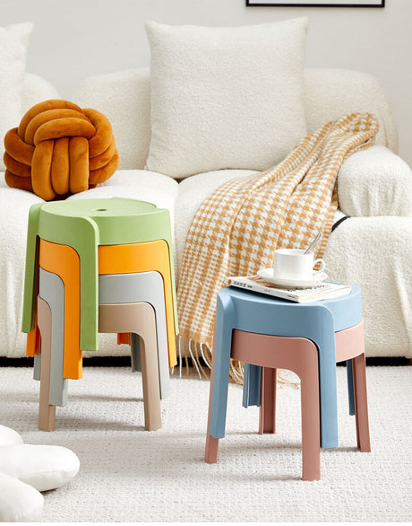 A&D Nyamira Thickened Stackable Round Stool from A&D