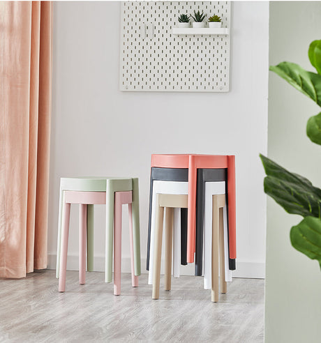 A&D PENELOPE Sturdy Modern Nordic Dining Stool from A&D