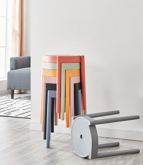 A&D PENELOPE Sturdy Modern Nordic Dining Stool from A&D