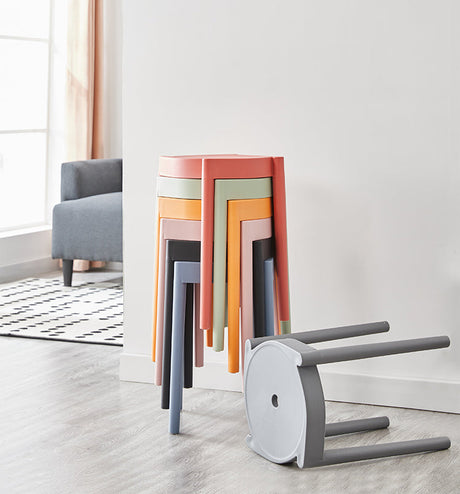 A&D PENELOPE Sturdy Modern Nordic Dining Stool from A&D
