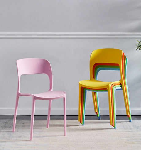 A&D Penelope Sleek Scandinavian Plastic High Chair from A&D