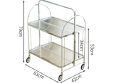 A&D Quindaro Compact Foldable Dining Cart from A&D