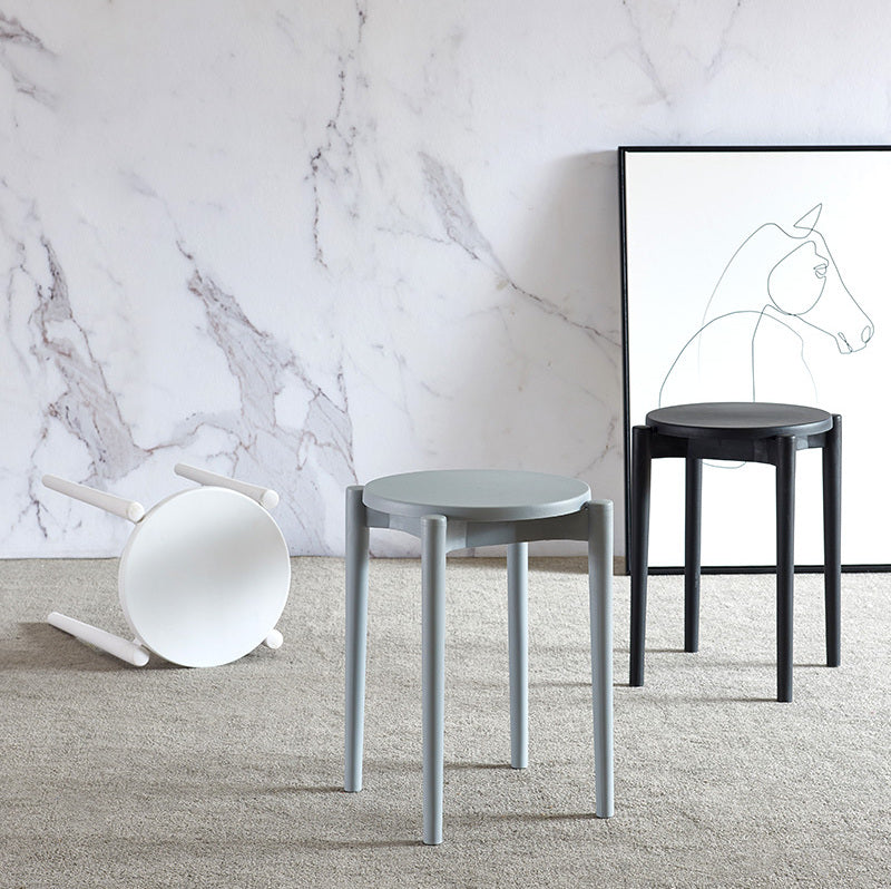 A&D Ramires Chic Nordic Living Room Stool from A&D