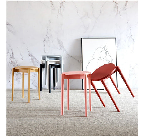 A&D Ramires Chic Nordic Living Room Stool from A&D