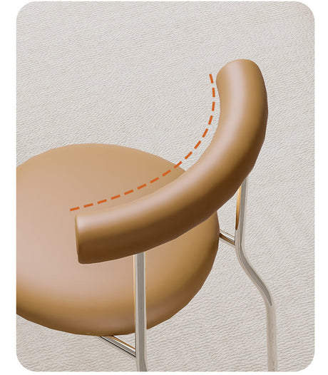 A&D Santiago Sleek Modern Scandinavian High Chair from A&D