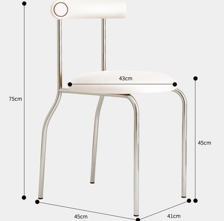 A&D Santiago Sleek Modern Scandinavian High Chair from A&D