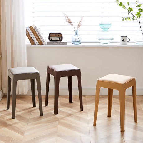A&D Santiago Thickened Nordic Leather High Stool from A&D