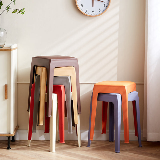 A&D Santiago Thickened Nordic Leather High Stool from A&D