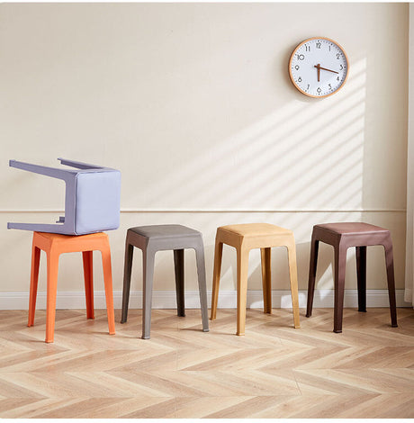 A&D Santiago Thickened Nordic Leather High Stool from A&D