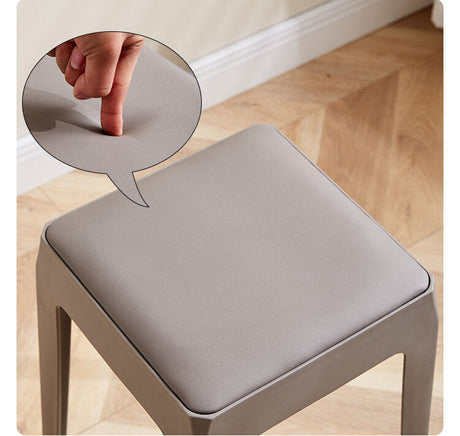 A&D Santiago Thickened Nordic Leather High Stool from A&D