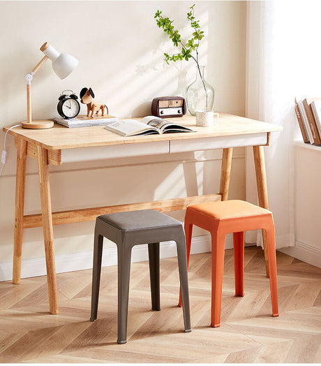 A&D Santiago Thickened Nordic Leather High Stool from A&D