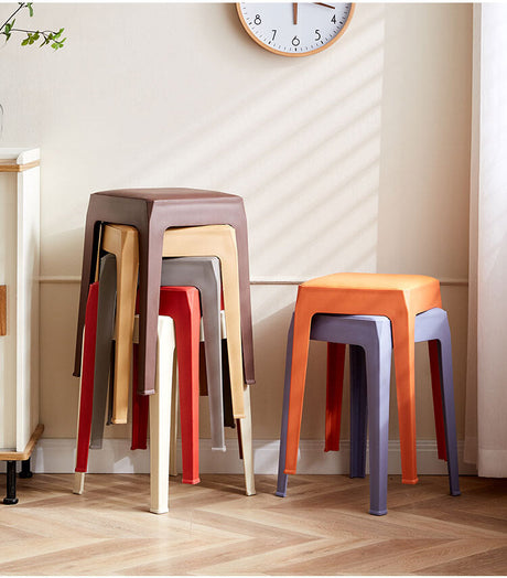 A&D Santiago Thickened Nordic Leather High Stool from A&D