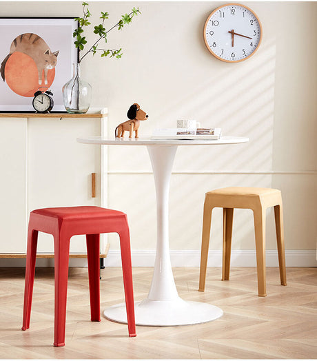 A&D Santiago Thickened Nordic Leather High Stool from A&D