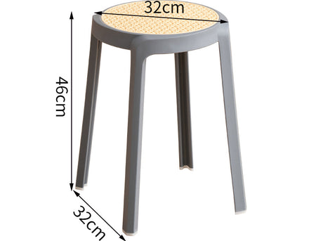 A&D Satori Durable Stylish Plastic Stool from A&D