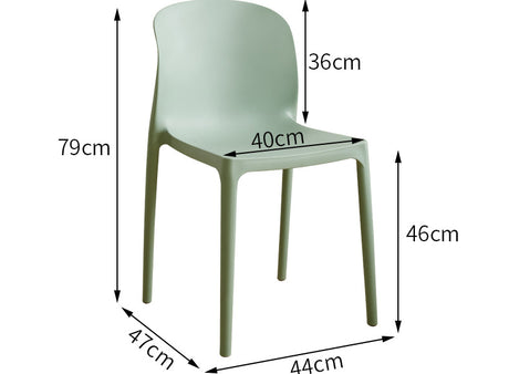 A&D Thistle Scandinavian Modern High Chair from A&D