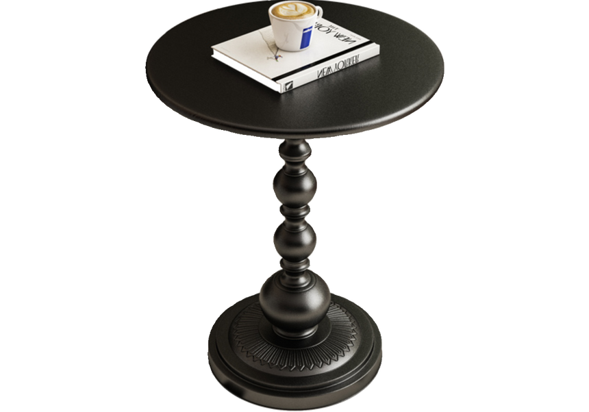 A&D Verity Elegant Retro Round Coffee Table from A&D