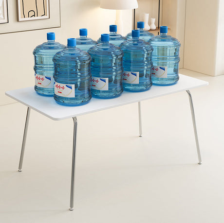 A&D Yuzuki Minimalist Creamy White Dining Table from A&D