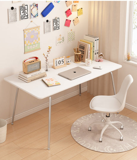 A&D Yuzuki Minimalist Creamy White Dining Table from A&D