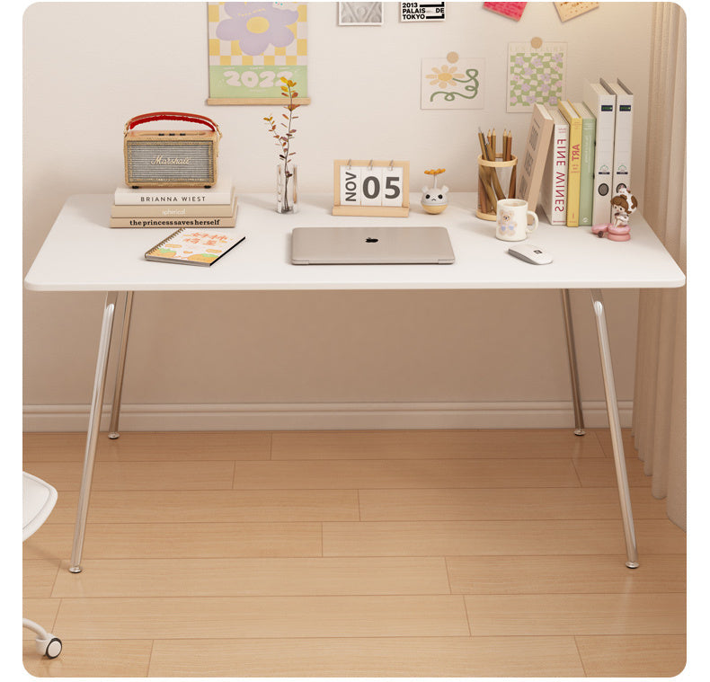 A&D Yuzuki Minimalist Creamy White Dining Table from A&D