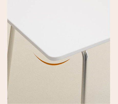 A&D Yuzuki Minimalist Creamy White Dining Table from A&D