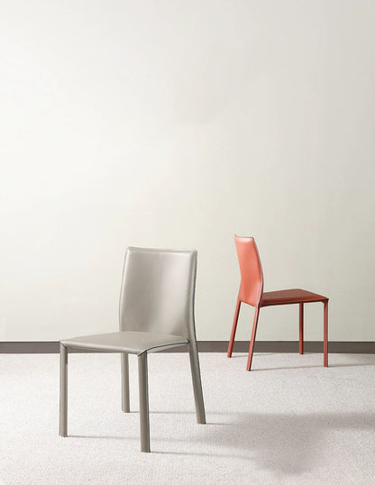 Saddle Leather Dining Chairs from maija