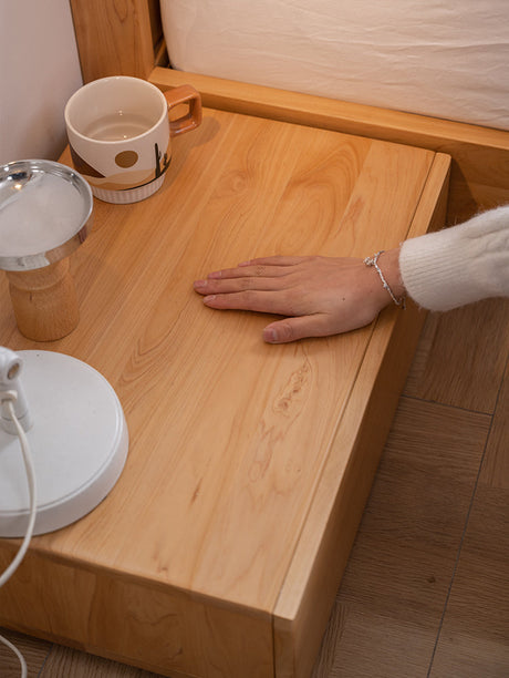 BAIYA SHUNAN Akiko Elegant Minimalist Tatami Bed from BAIYA SHUNAN