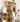 BAIYA SHUNAN Callidora Elegant Solid Wood Floor-to-Ceiling Bookcase from BAIYA SHUNAN