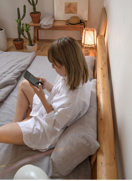 BAIYA SHUNAN Elowen Eco-Friendly Real Wood Loft Bed from BAIYA SHUNAN