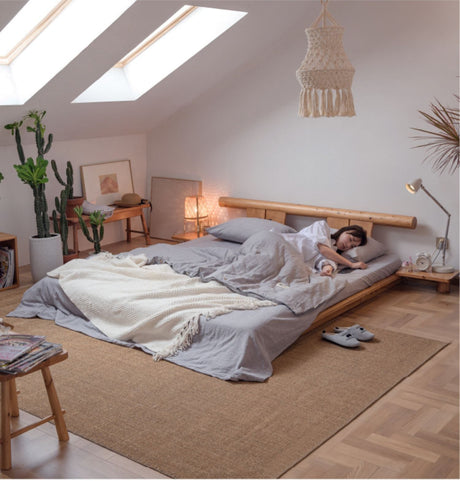 BAIYA SHUNAN Elowen Eco-Friendly Real Wood Loft Bed from BAIYA SHUNAN