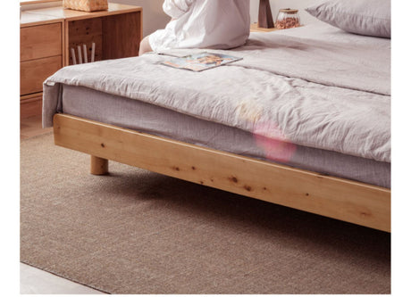 BAIYA SHUNAN Haruki Elegant Natural Wood Tatami Bed from BAIYA SHUNAN