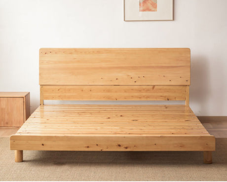 BAIYA SHUNAN Haruki Elegant Natural Wood Tatami Bed from BAIYA SHUNAN
