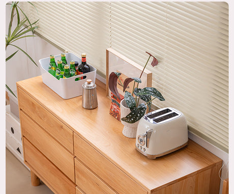 BAIYA SHUNAN Haruki Elegant Solid Wood Storage Cabinet from BAIYA SHUNAN