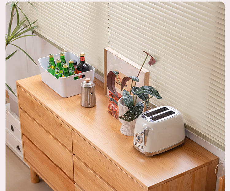 BAIYA SHUNAN Haruki Elegant Solid Wood Storage Cabinet from BAIYA SHUNAN