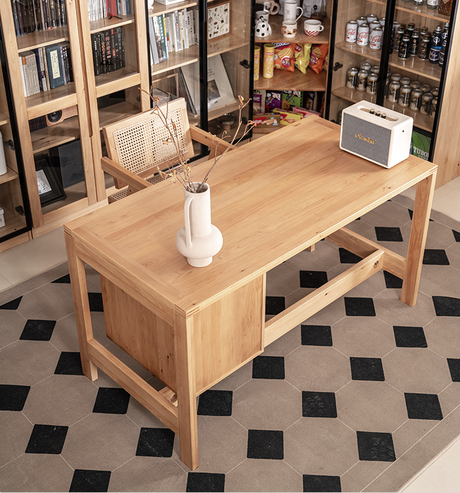BAIYA SHUNAN Haruki Elegant Solid Wood Writing Desk from BAIYA SHUNAN