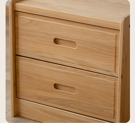 BAIYA SHUNAN Isidora Stylish Solid Wood Bedside Table from BAIYA SHUNAN